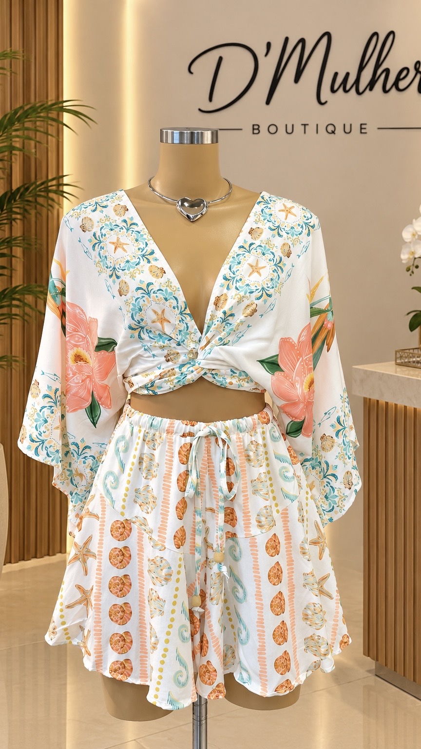 Conjunto flor de mar