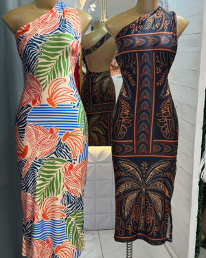 Vestido midi mula manca