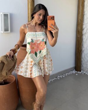 Conjunto ponta flor de mar