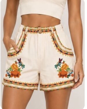 Short sarja floral