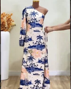 Vestido longo mula manca