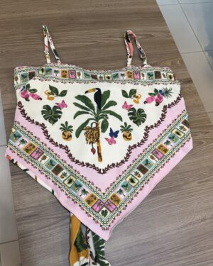 Blusa alça dupla face