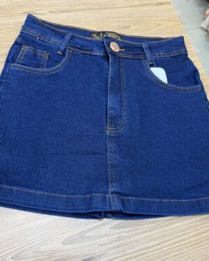 Short saia jeans