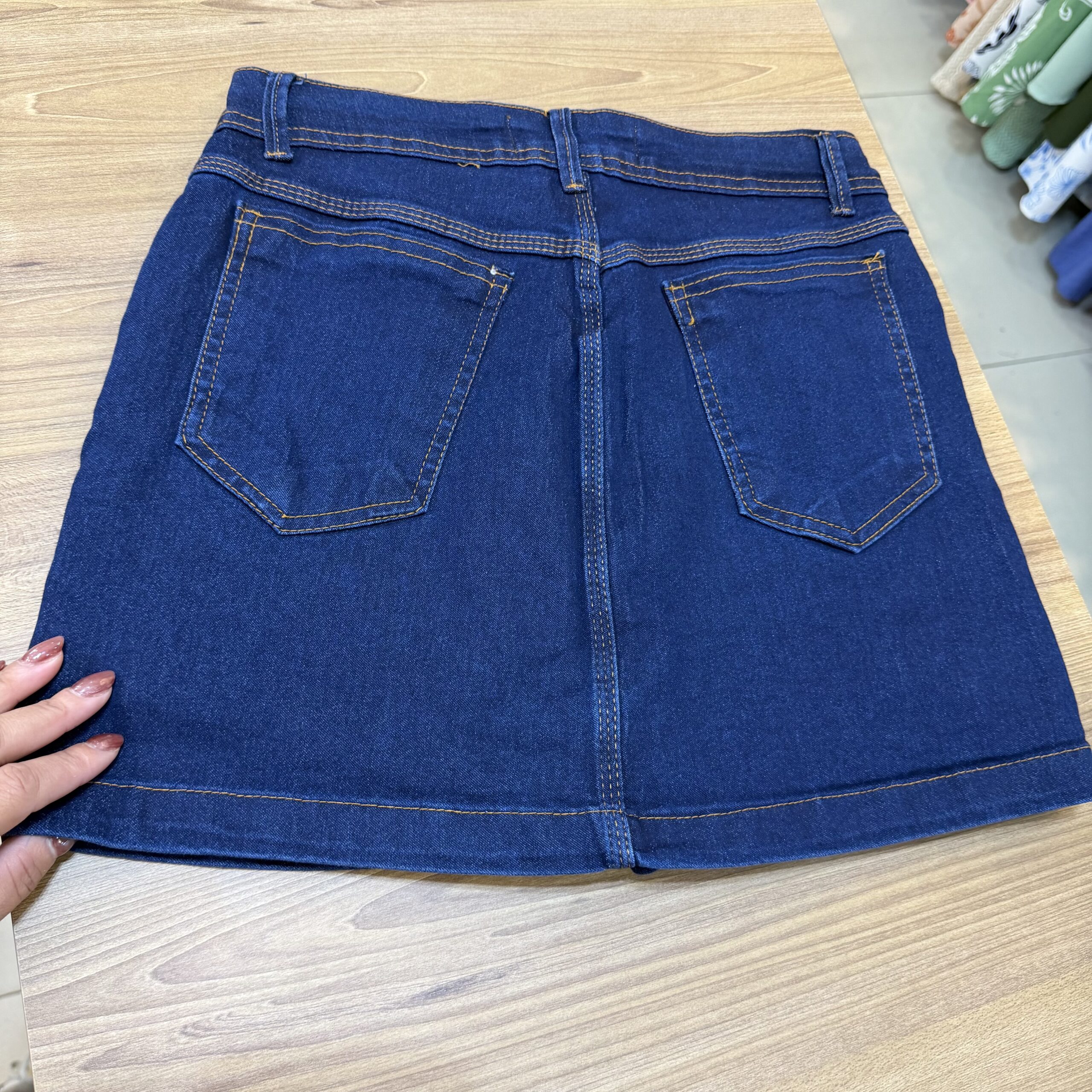Short saia jeans - Imagem 3