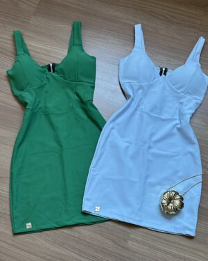 Vestido montaria azul